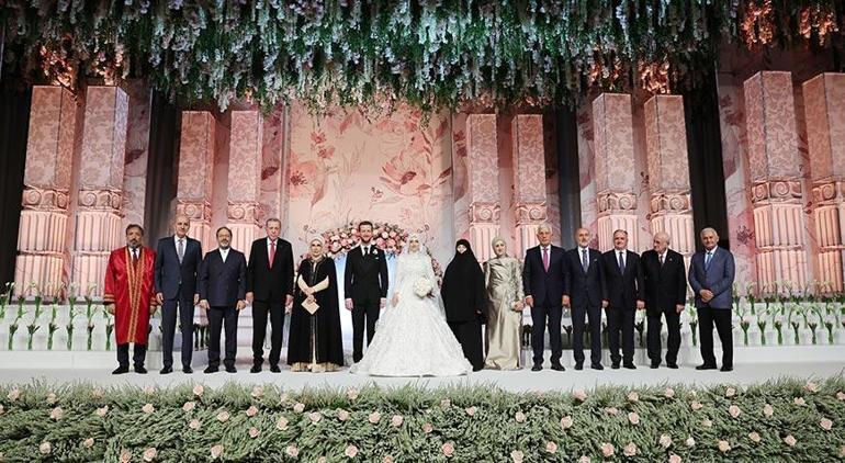 Cumhurbaşkanı Erdoğan yeğeni Usame Erdoğan'ın nikah törenine katıldı