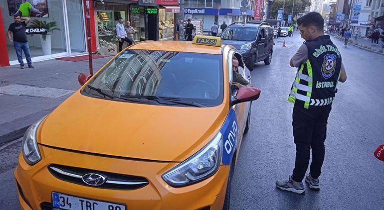 Taksici denetime takıldı: Yukarıdan görüntü almakla ceza yazılmaz