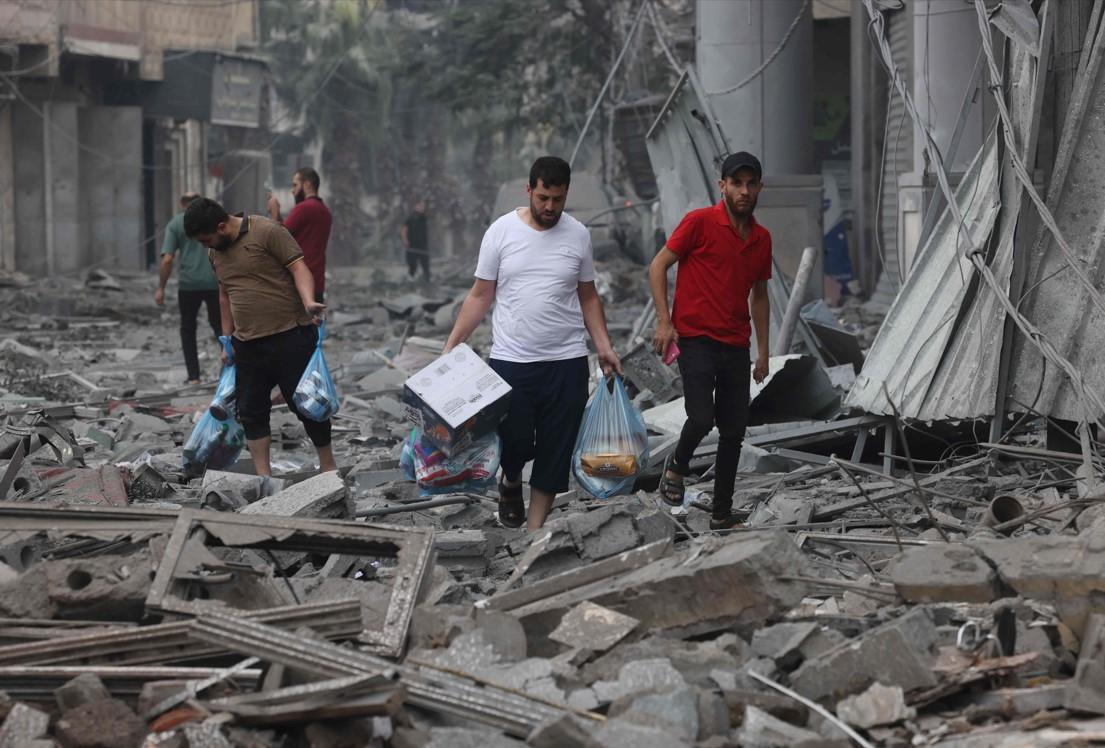 Gazze'ye hedef gözetmeden atış! Korkunç manzara gün ağarınca ortaya çıktı