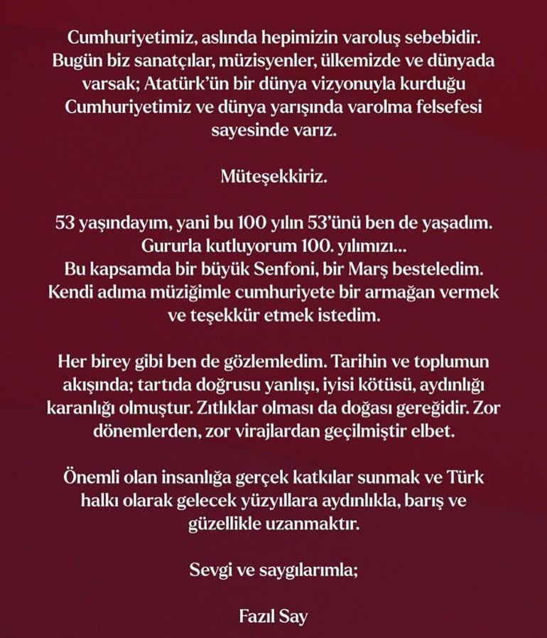 Magazin dünyasının ünlü isimleri Cumhuriyet'in 100. yılını kutladı!