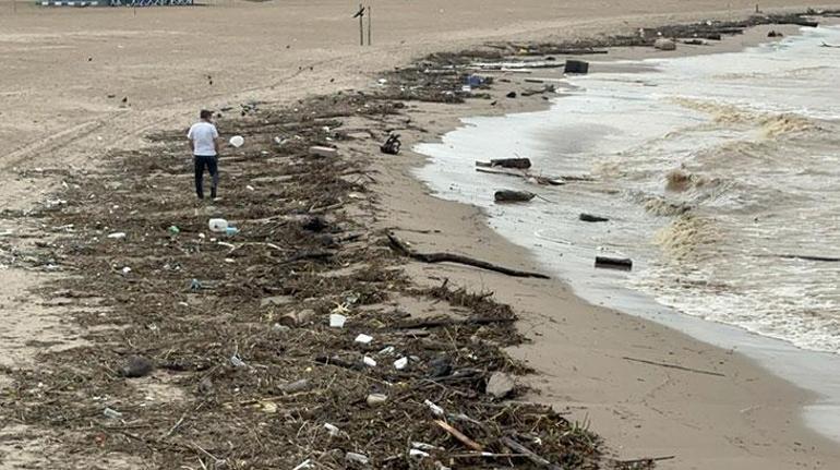 Şile'de deniz kahverengiye döndü! Adeta çamur aktı