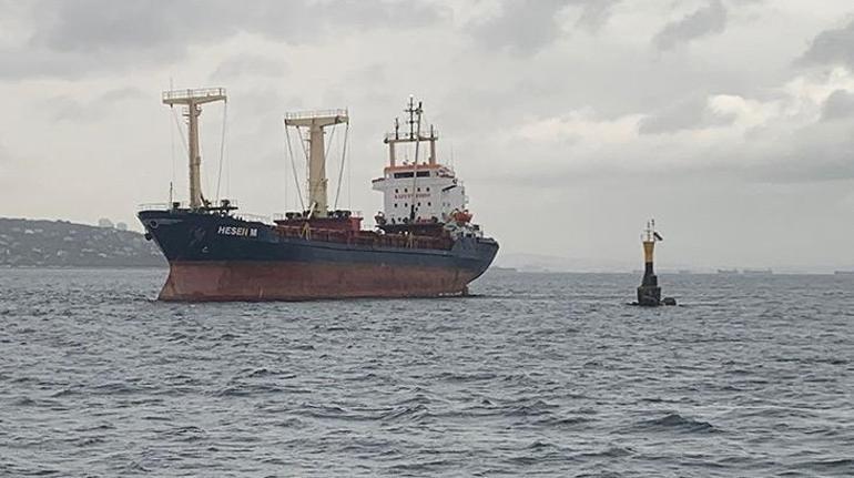 Maltepe açıklarında kuru yük gemisi karaya oturdu