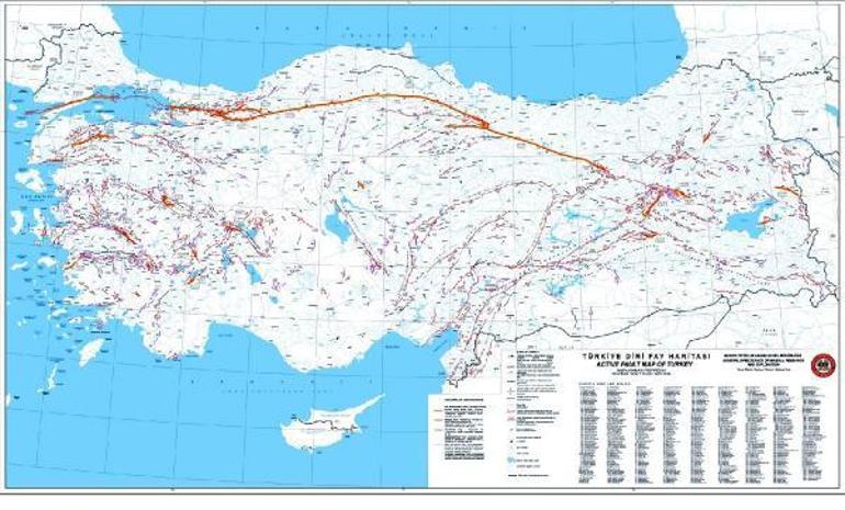 MTA diri fay hattı haritası: Gerçek deprem potansiyelini tam olarak yansıtmıyor