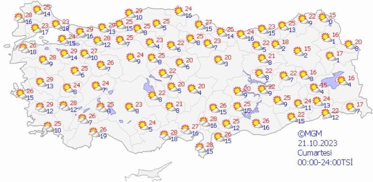 Son dakika... Sıcaklıklar ülke genelinde düşüyor! İstanbul dahil 14 ile sarı uyarı