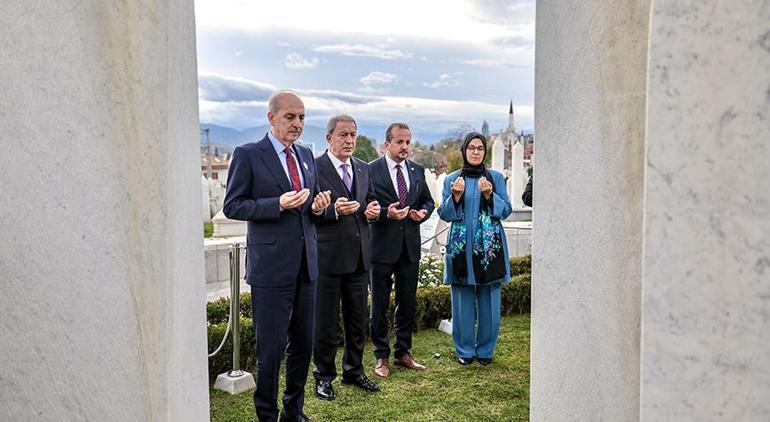 Meclis Başkanı Kurtulmuş Bosna-Hersek İslam Birliği Başkanı ile görüştü