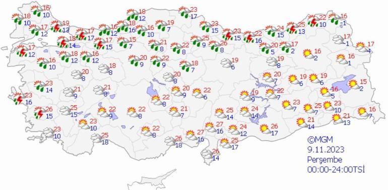 Güneşli günler yerini yağışlara bırakıyor! Sıcaklık düşecek, yağışlar artacak