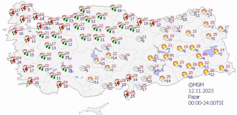 Güneşli günler yerini yağışlara bırakıyor! Sıcaklık düşecek, yağışlar artacak