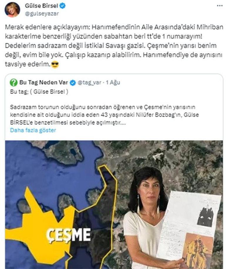 'Çeşme'nin yarısı benim değil' O bir şakaydı'