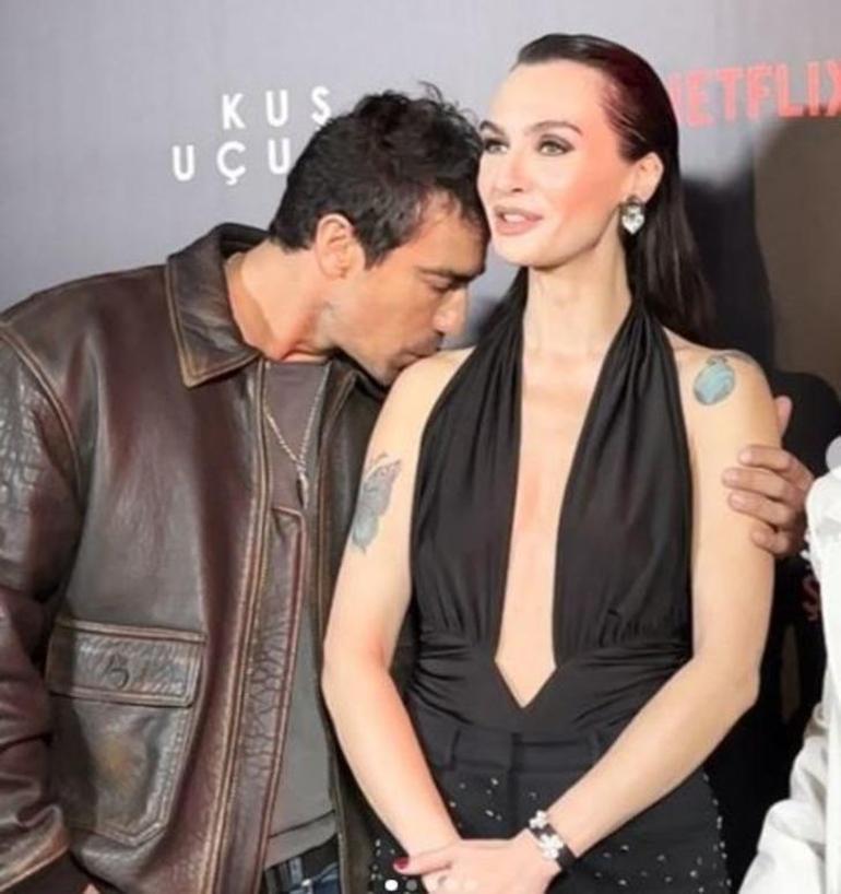 İbrahim Çelikkol, Birce Akalay'ın omzundan öptü!