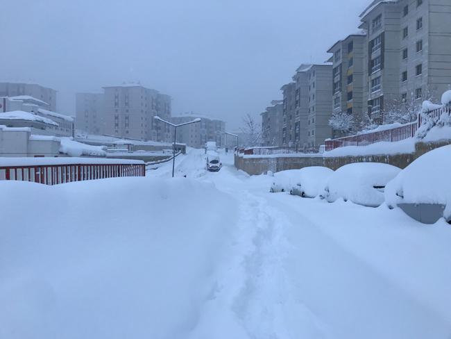 Kar esareti! 355 köy ve mezra yolu ulaşıma kapandı, kara yoluna çığ düştü