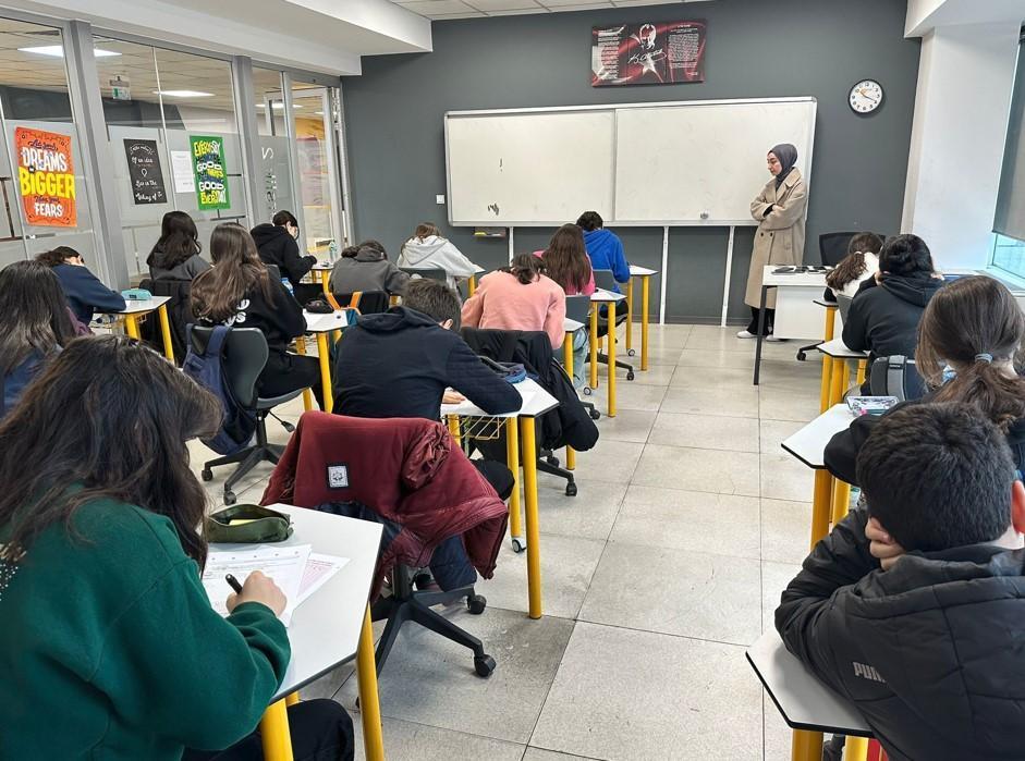 LGS heyecanı! Demirören Medya Lisesi'nde deneme sınavı