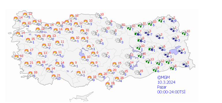 Meteoroloji’den 7 kent için sarı kodlu uyarı: Kuvvetli yağış ve kar