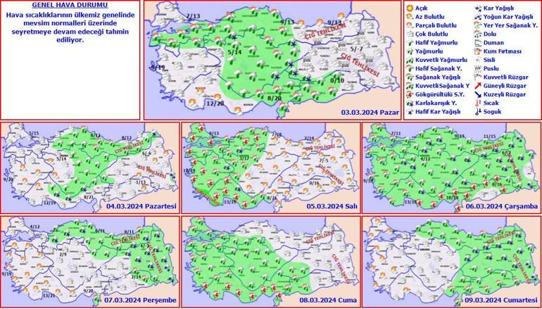 Son dakika... Meteoroloji’den yeni uyarı! Salı günü sağanak perşembe günü kar geliyor