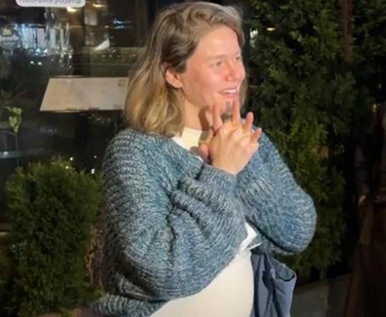 Burcu Biricik'in eşi Emre Yetkin sempatik gebelik sendromuna yakalandı!