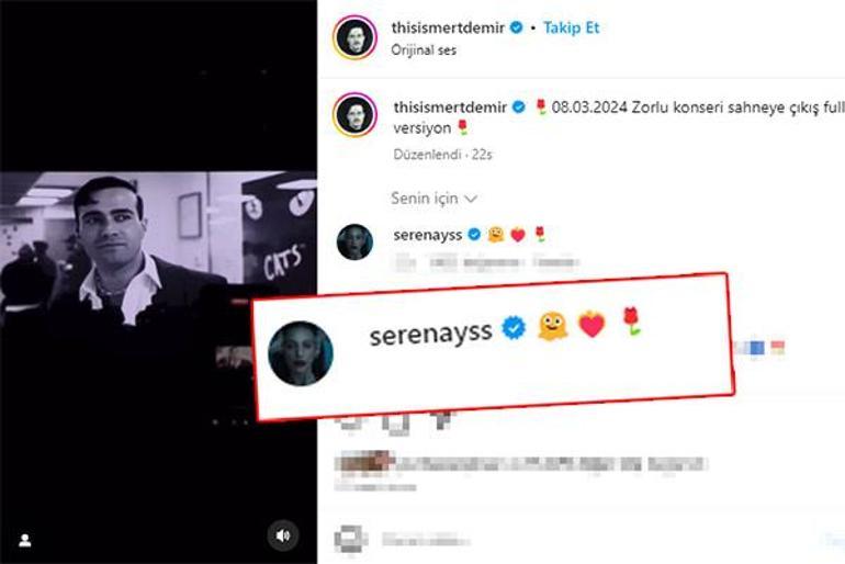 Serenay Sarıkaya'dan dikkat çeken Mert Demir hamlesi!