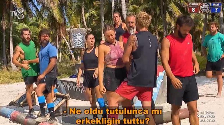 Survivor'da dokunulmazlık ödülü Kırmızı Takım'ın! Yunus Emre yine çıldırdı ve oyundan zorla çıkarıldı