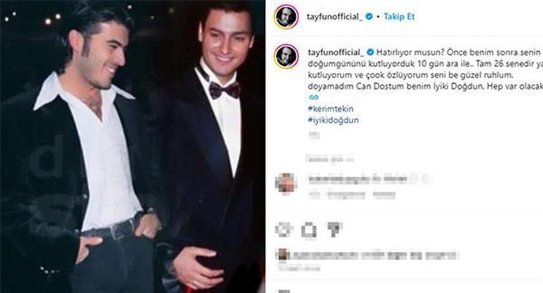 Tayfun Duygulu'dan Kerim Tekin'in doğum gününde duygusal paylaşım