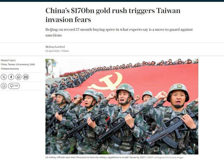Büyük savaş öncesi altınları topladılar! Çin 17 ayda rekor kırdı Dünya 2027’ye kilitlendi
