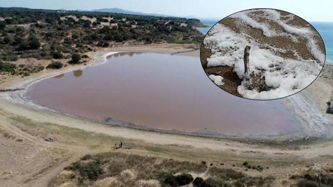 'Kalpli göl' köpürdü: Mikroorganizma aktivitesi sonucu meydana gelen bir olay