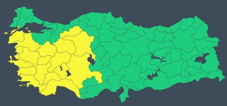 Son dakika... Yarın 17 kentte sarı alarm! Hem sıcak hem yağmur uyarısı