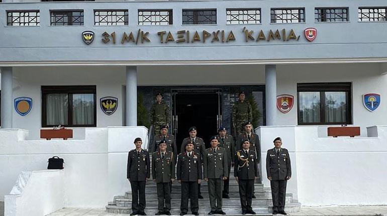 Türk askeri heyetinden Yunanistan'a ziyaret