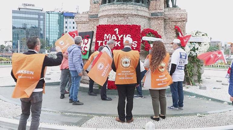 HAKSEN Taksim'de: 47 yıl önce bu meydanda hayatını kaybedenleri saygı ve rahmetle anıyoruz